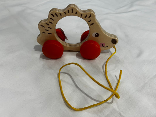Wooden Pull-along Hedgehog