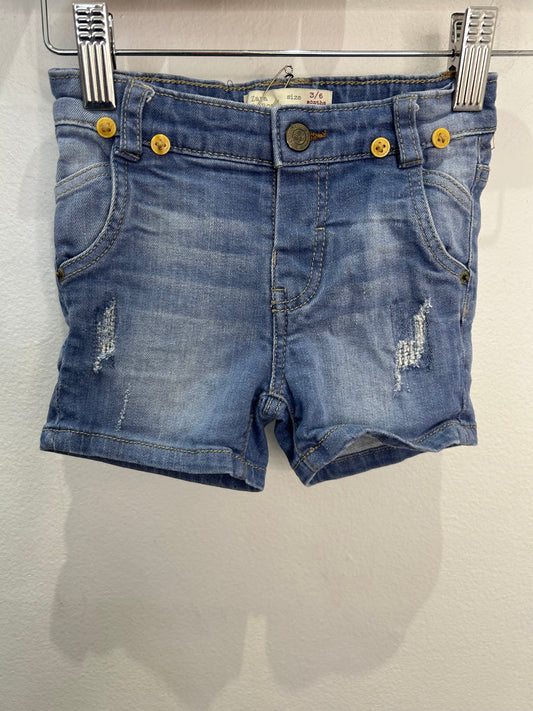 Jean shorts 3-6m