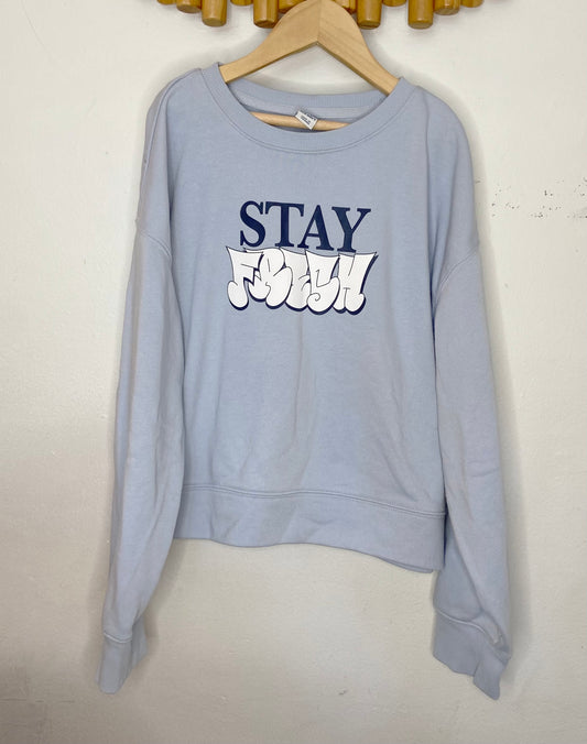 Stay fresh cropped pullover 10-12y