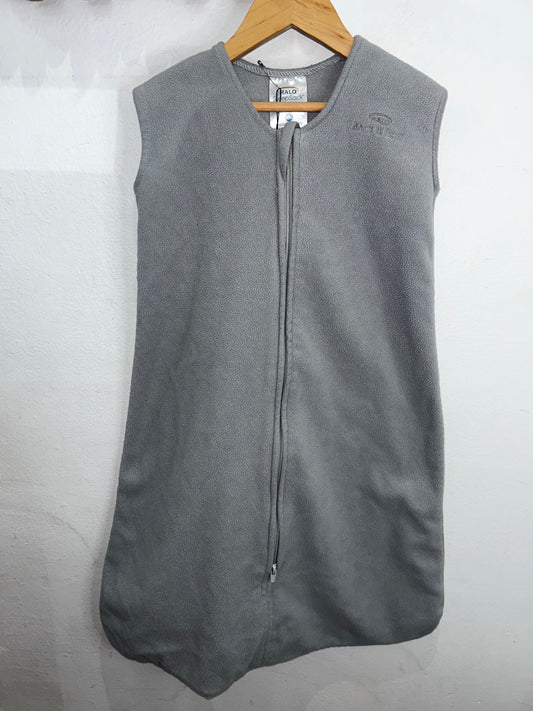 Grey fleece sleepsack 6-12m 0.5TOG
