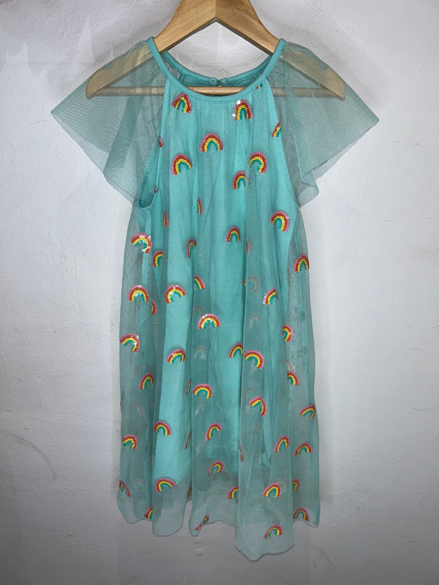 Hatley fancy rainbows dress 5y