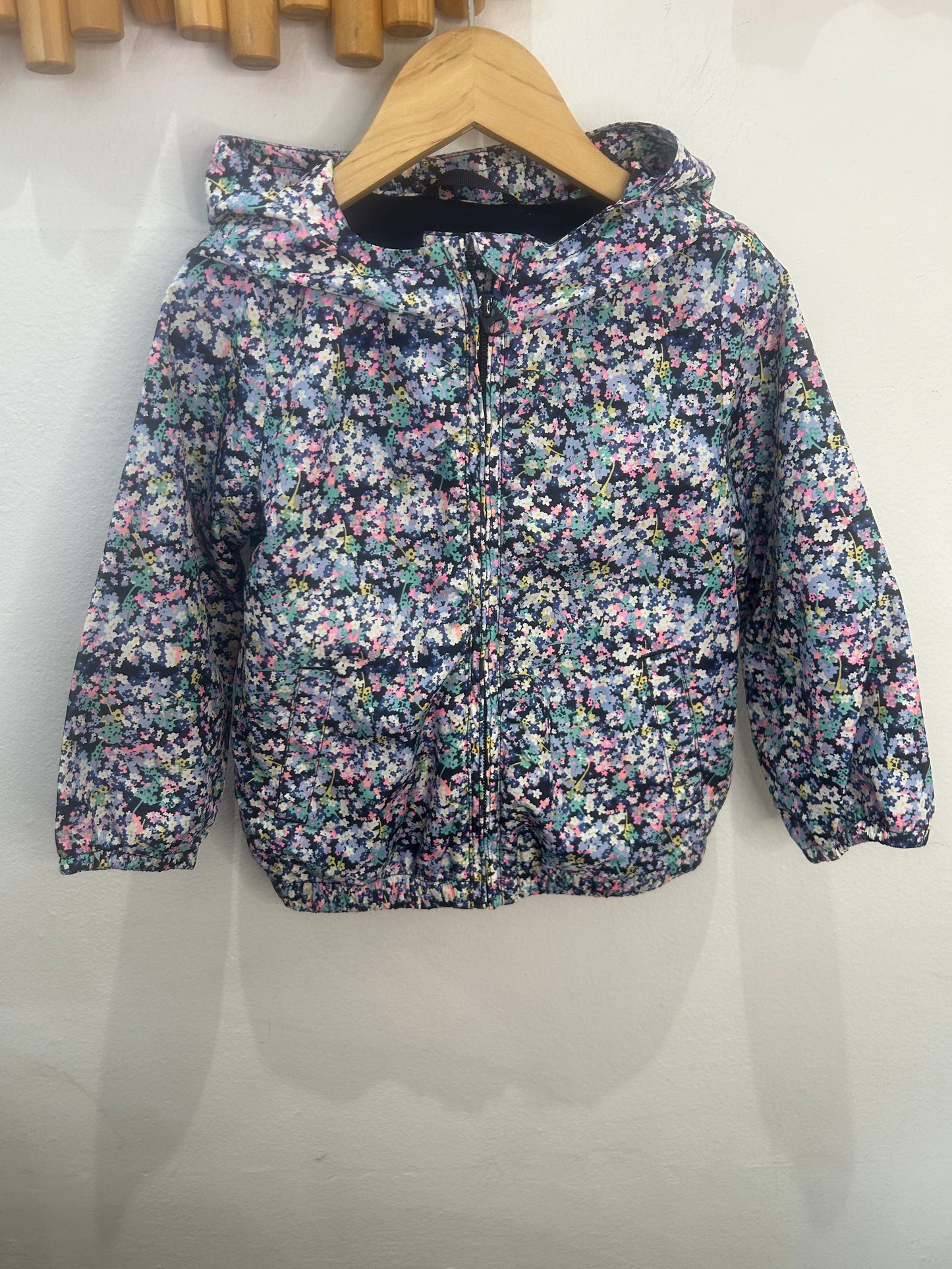 Little flowers rain jacket 3y