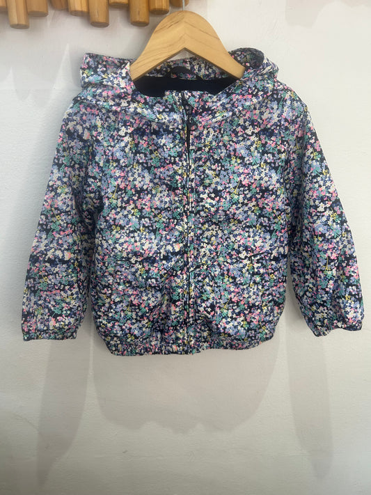 Little flowers rain jacket 3y