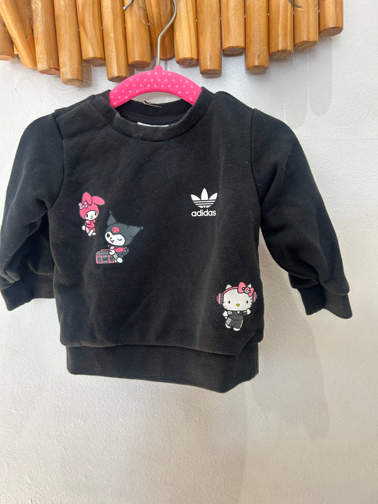 Adidas hello kitty pullover 3-6m