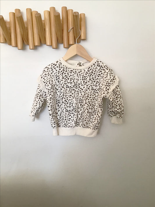 Leopard print pullover 24m