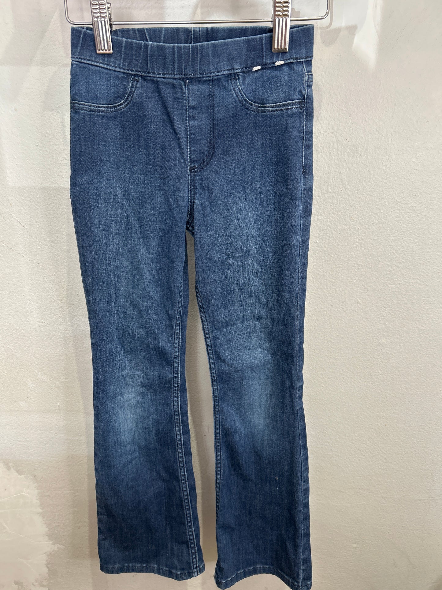 Dark wash flare jeggings 6-7y