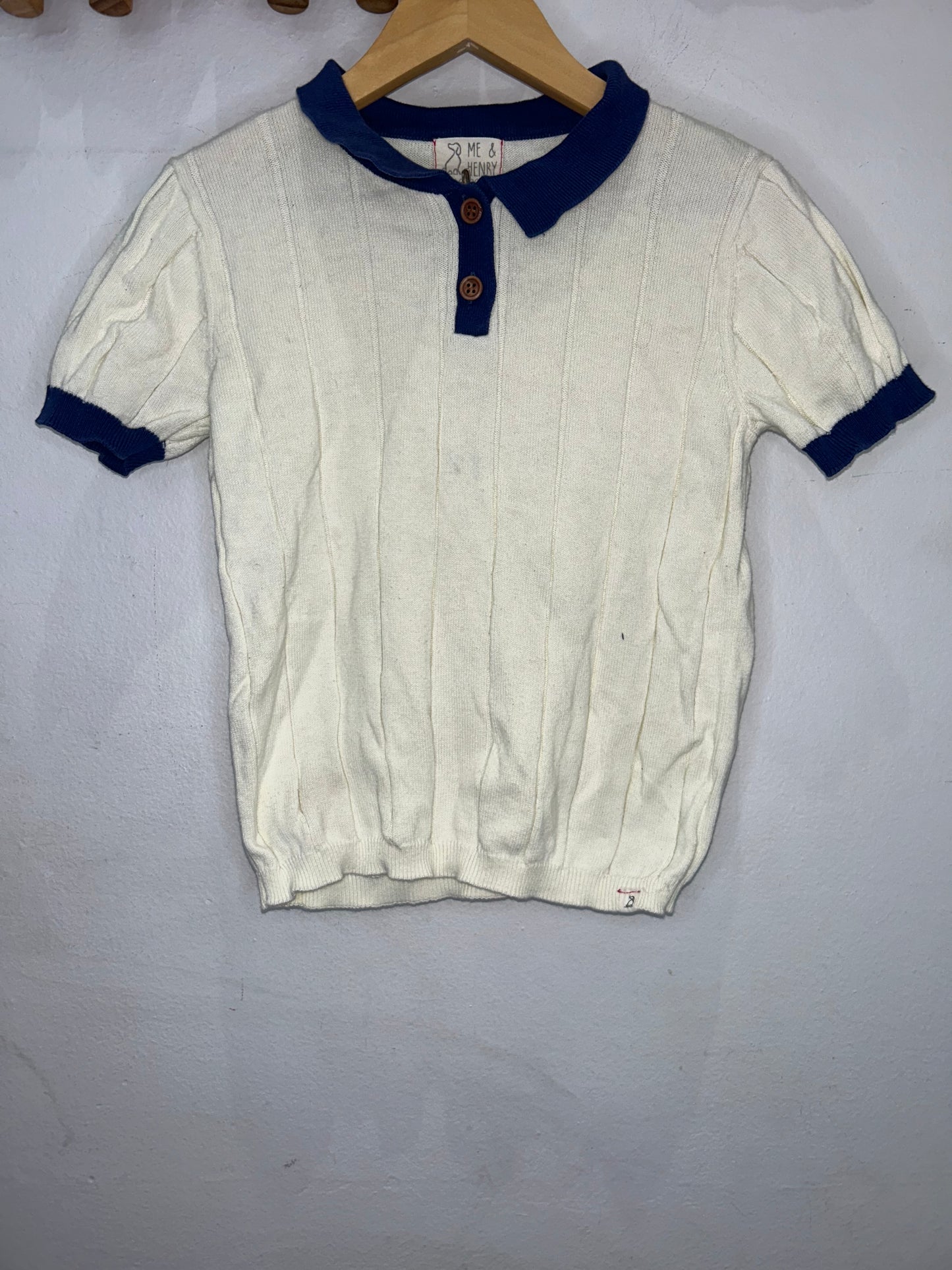 Knit polo 7-8y