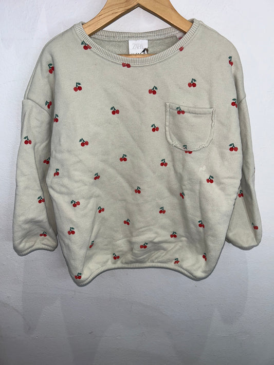 Cherries pullover 4-5y*