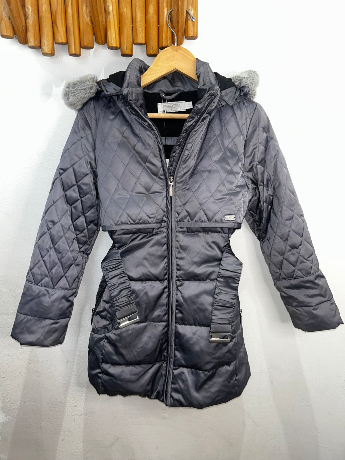 Geox silver jacket 6y