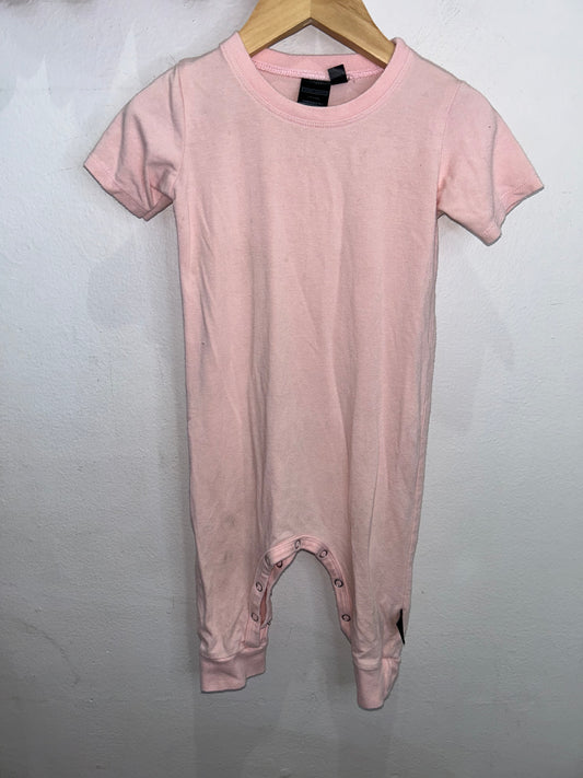 Wooly Doodle light pink romper 12-18m*