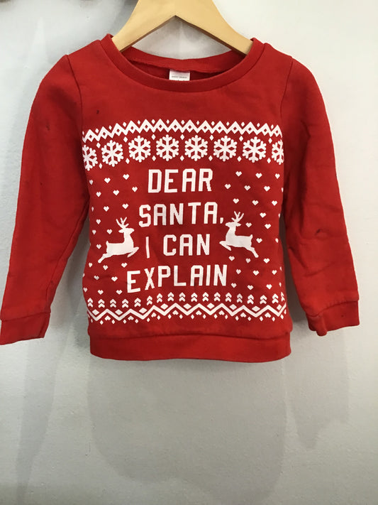 Pullover dear santa 3y