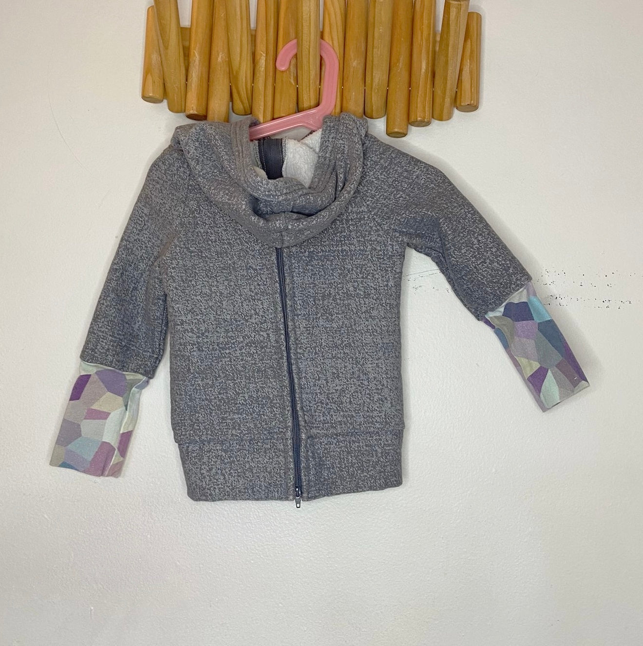 Two Little Birds  handmade hoodie 6-18m