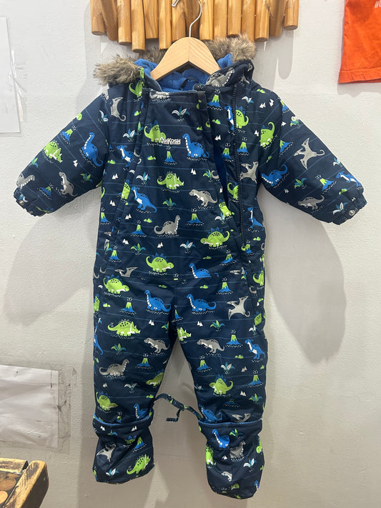 OshKosh dinos snowsuit 18m