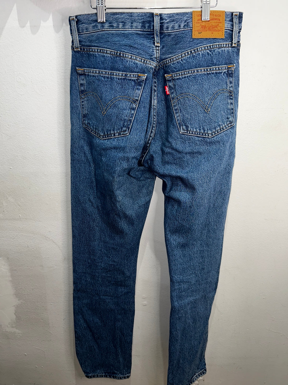 Levis blue 501s classic jeans - waist 27 length 30