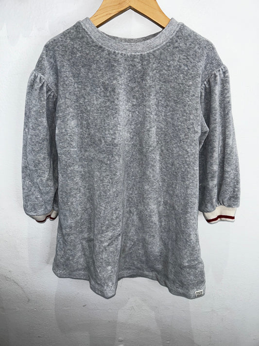 Roots terry grey dress 4y