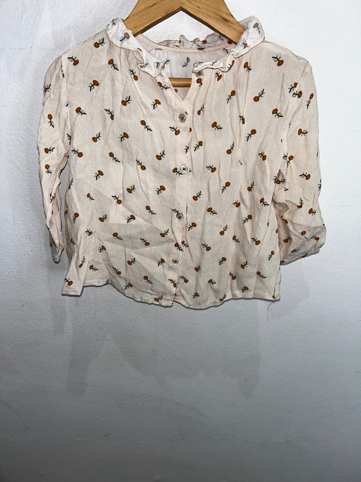 Little mustard blouse 18m