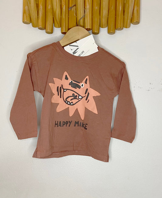 Happy Mike long sleeve 12-18m NEW