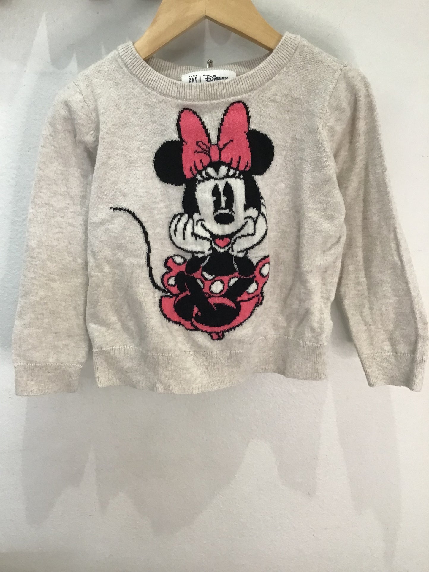 Minnie cream sweater 4y
