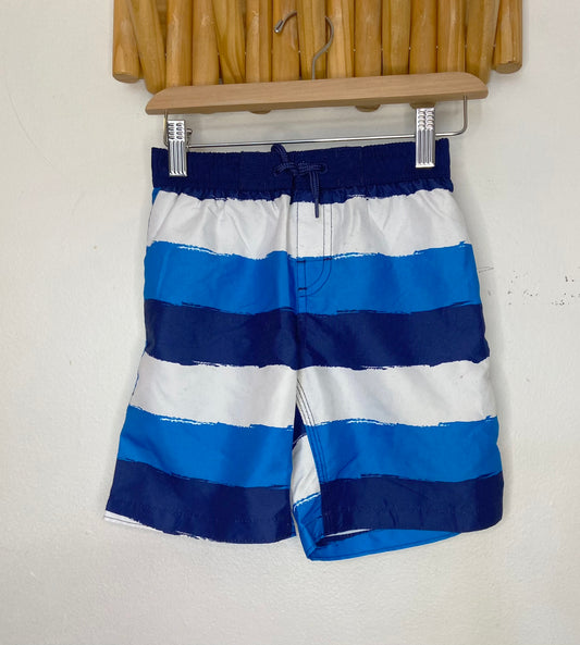 Blue stripe swim shorts 5y