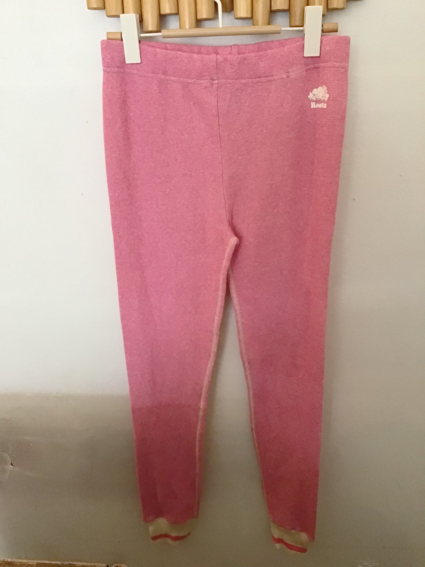 Roots pink lounge pants 13-14y
