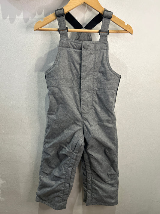 Grey romper snowpants 3y