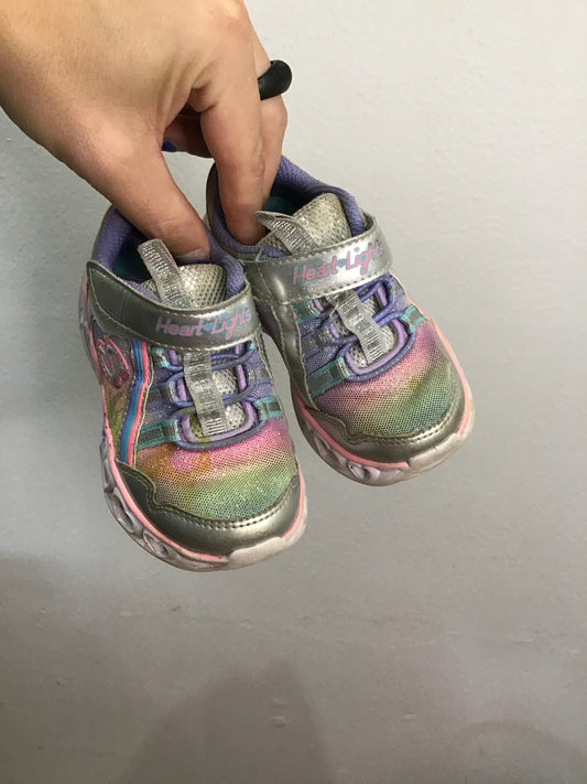 C7 Skechers heart sparkly shoes*