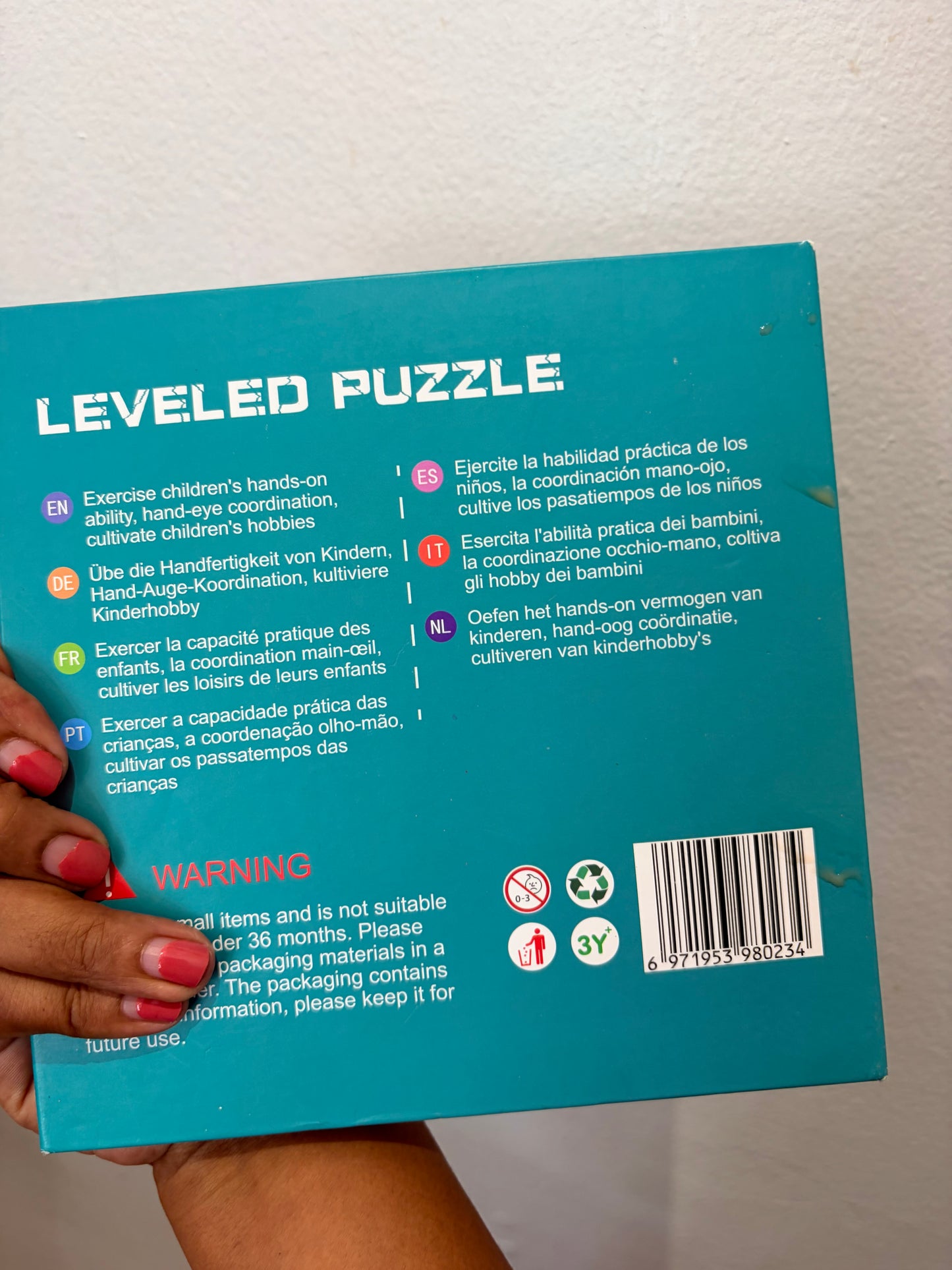 Three in one animals levelled puzzle