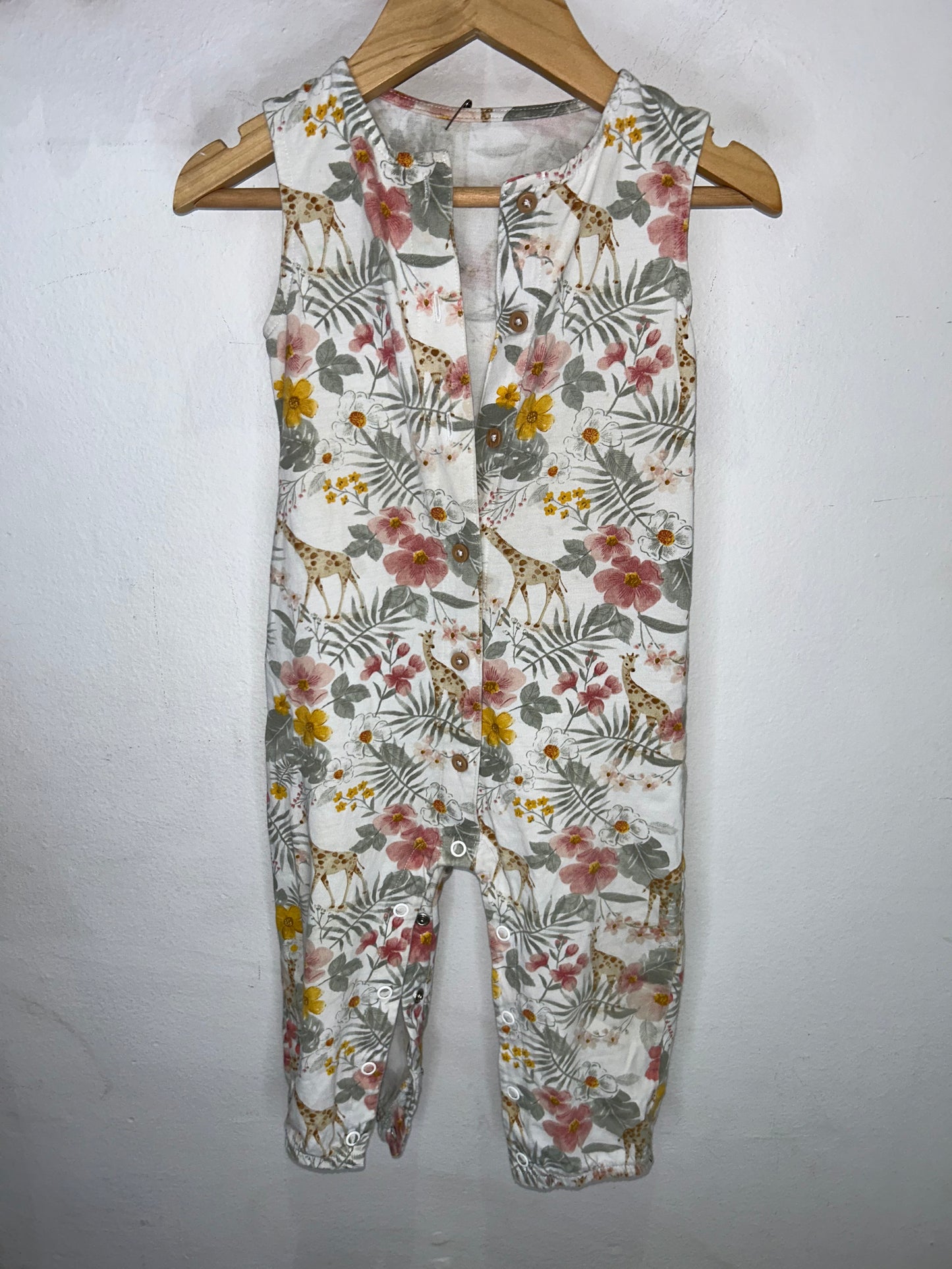 Giraffes romper 12-18m