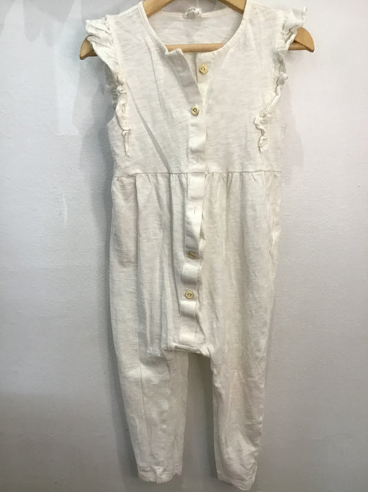 Romper cream frilly 18-24m
