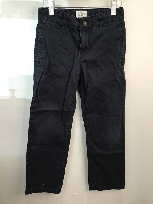 Classic black casual pants 7y