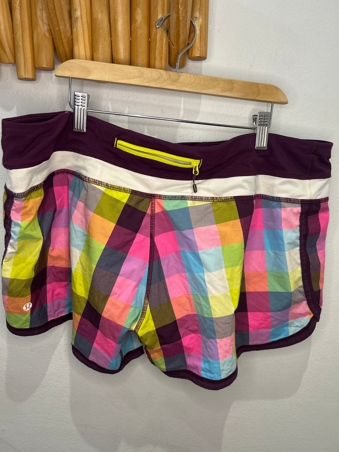 Lululemon checkered shorts- adult size 12