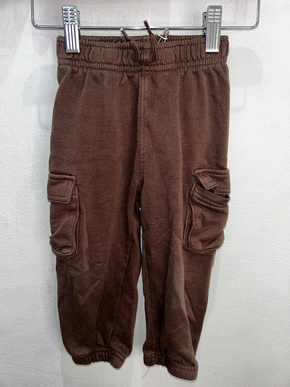 Dark brown cargo joggers 18-24m