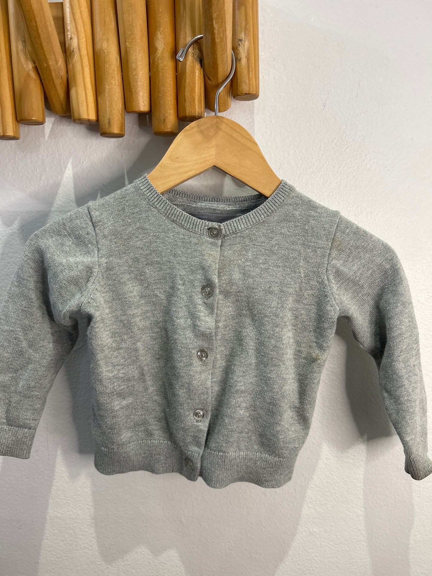 Primary grey cardigan 12-18m*