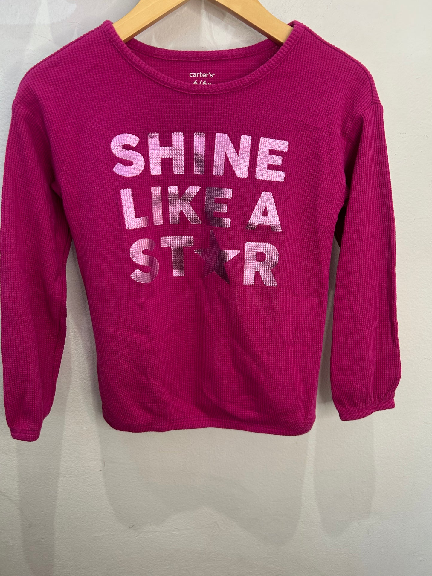 Shine like a star longsleeve 6y