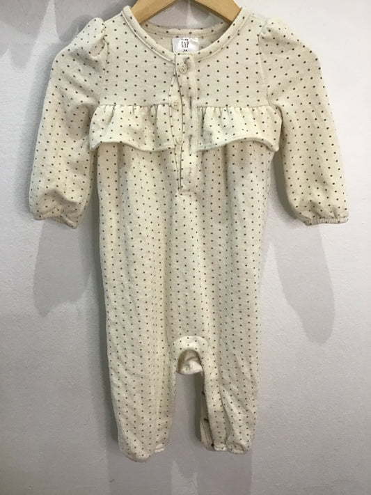 Dots knit romper 3-6m