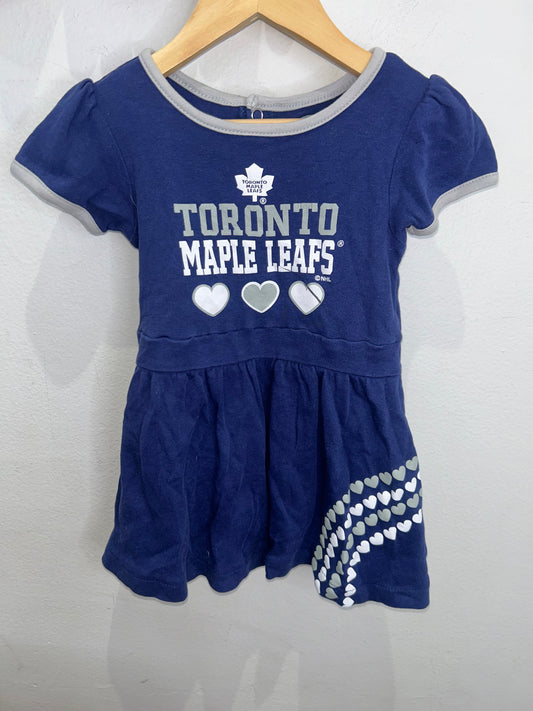 Maple Leafs dress 2y