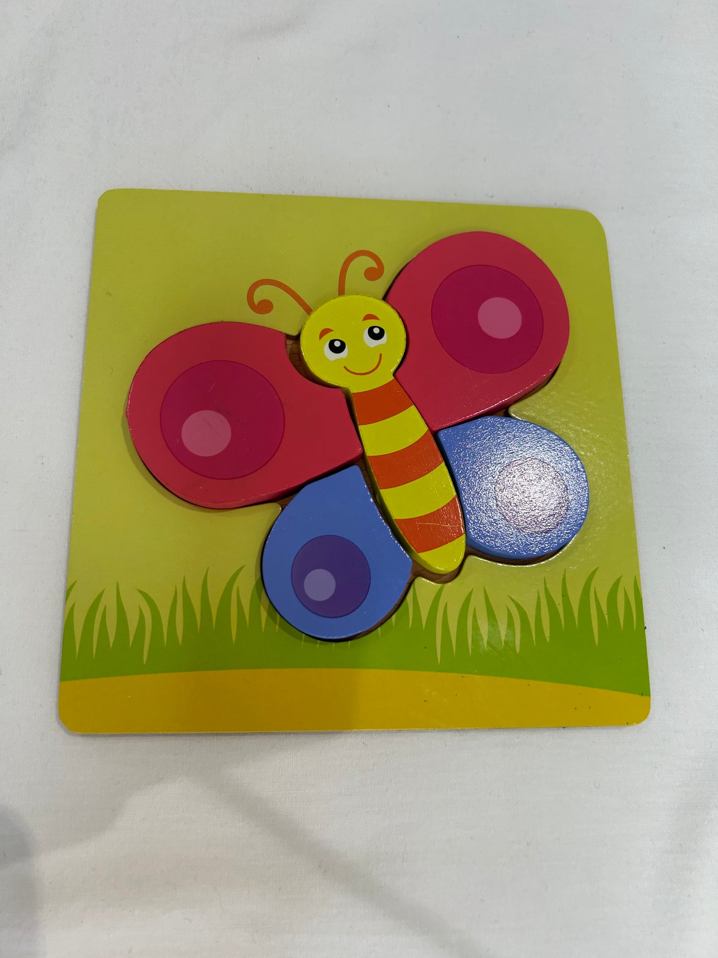 Wooden butterfly puzzle