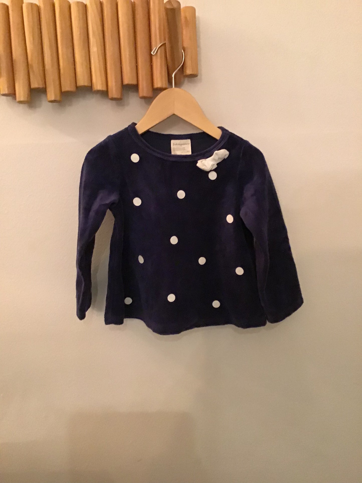 Velour dot sweater 24m