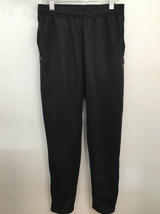 Black fur lined joggers 9-10y