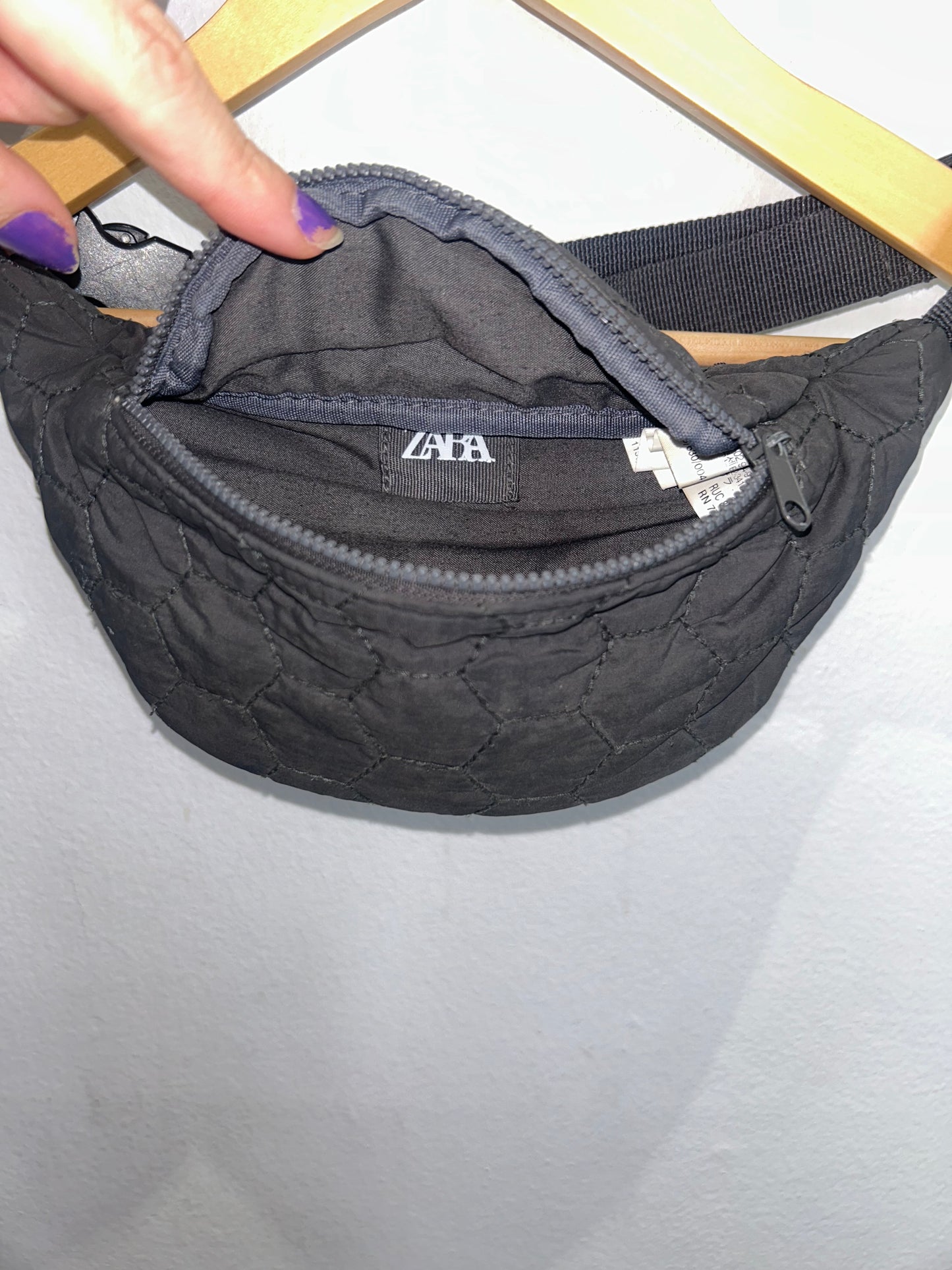 Ash quilted fanny pack*