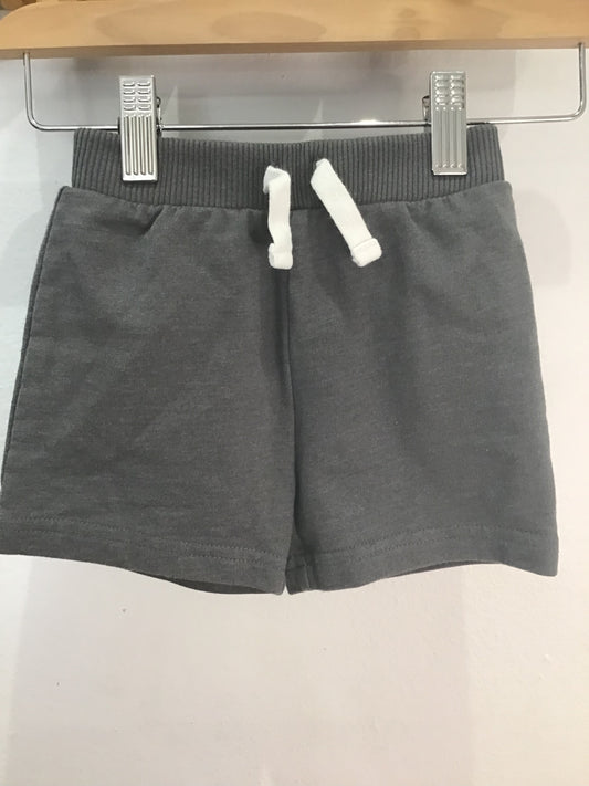 Grey jogger shorts 6-12m