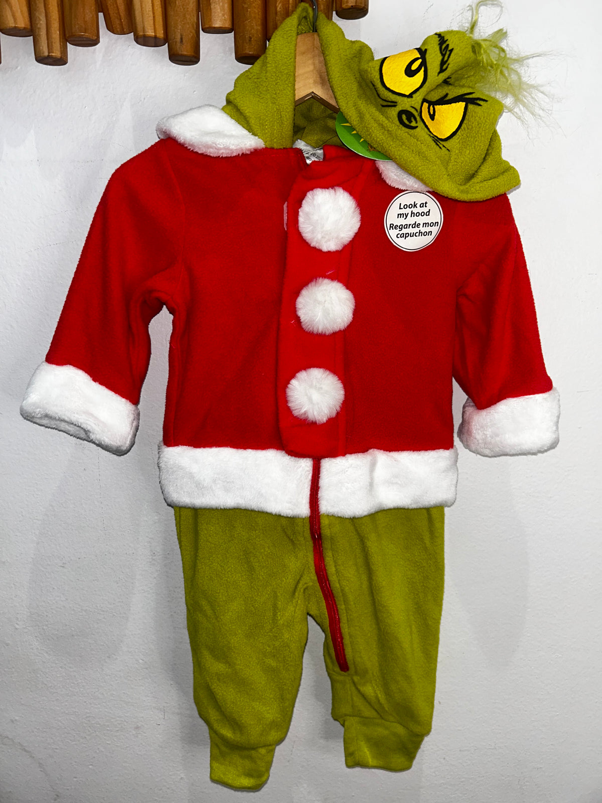 Grinch romper 6-12m NEW