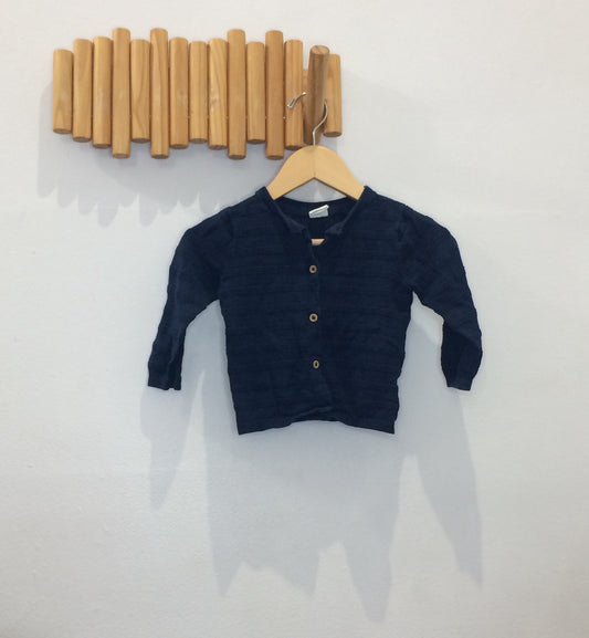 Dark blue cardigan 9-12m