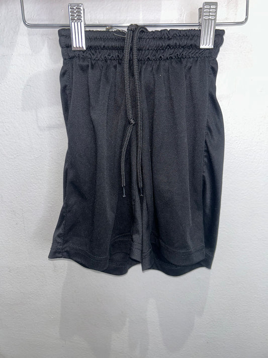 Black basketball shorts 4y