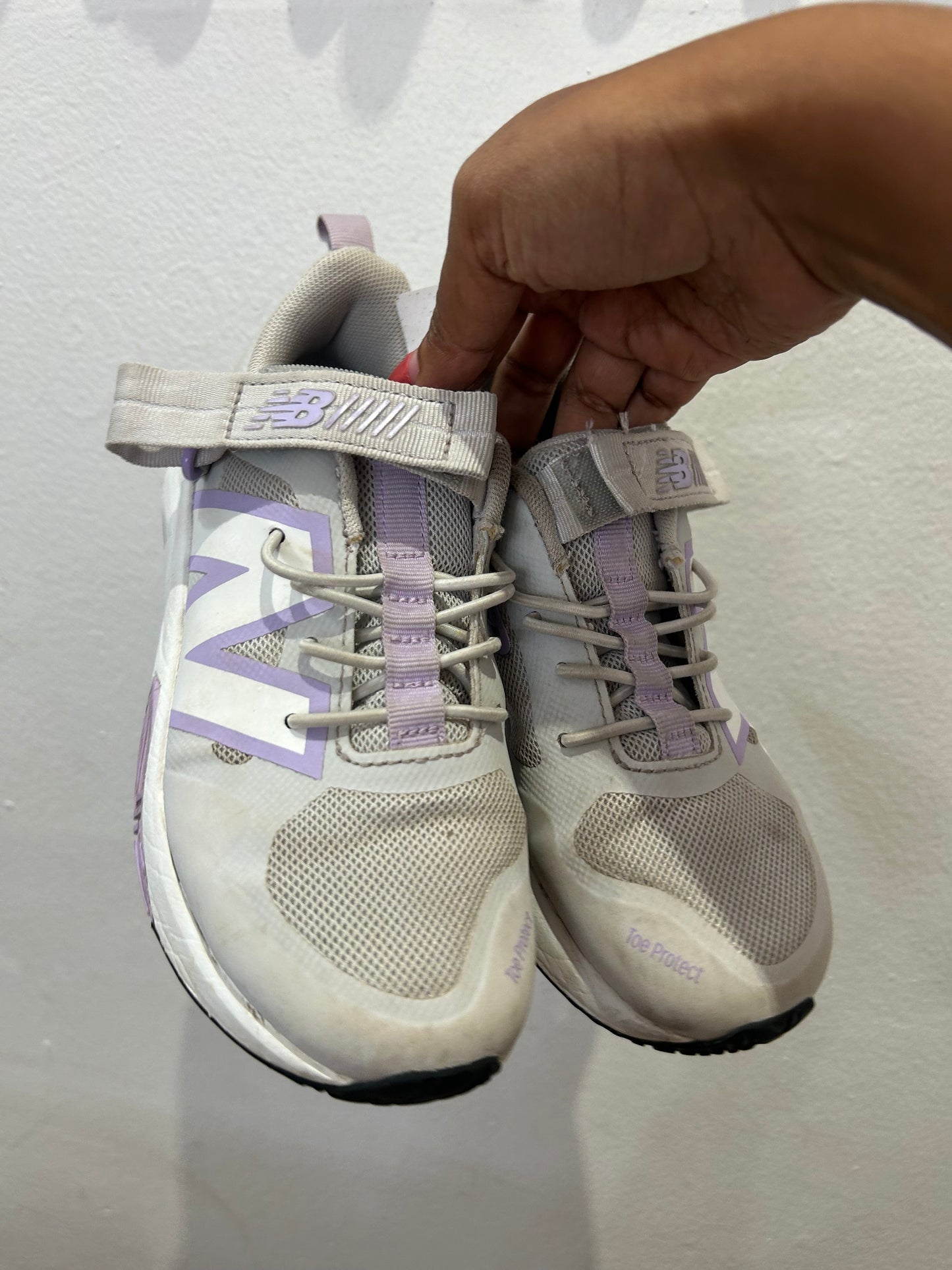 C12 New Balance grey and purple shoes