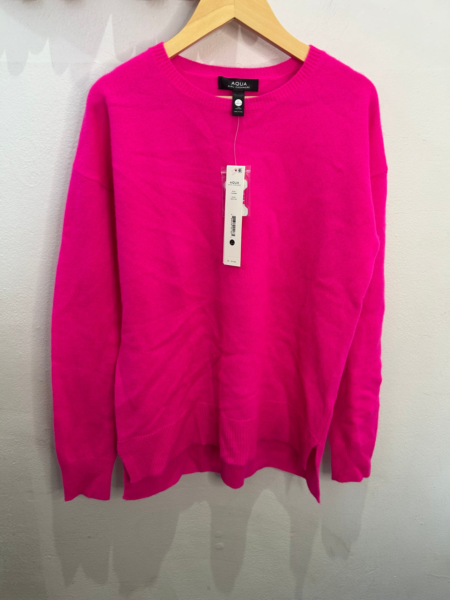 Pink cashmere sweater 10-12y NEW