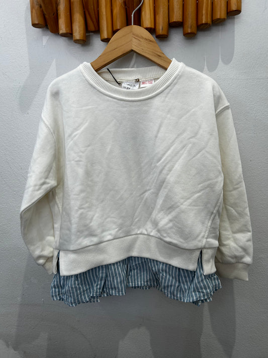 Shirt bottom pullover 3-4y NEW