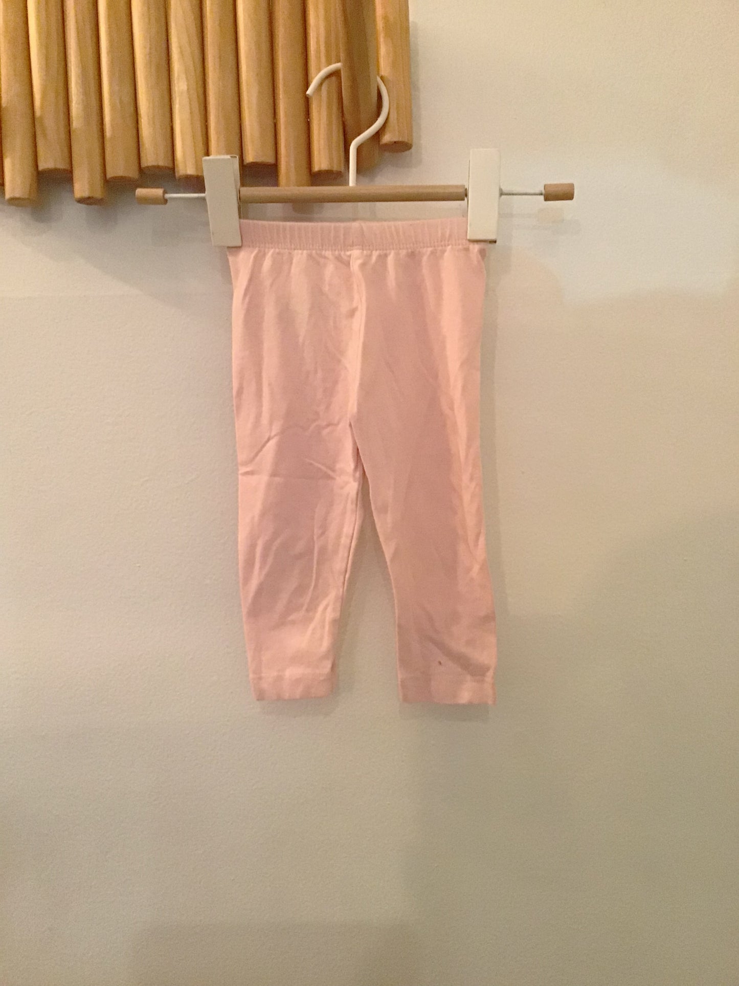 Three pack leggings pink 12-18m