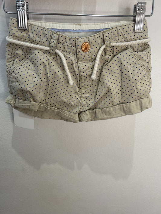 Beige dots shorts 18-24m