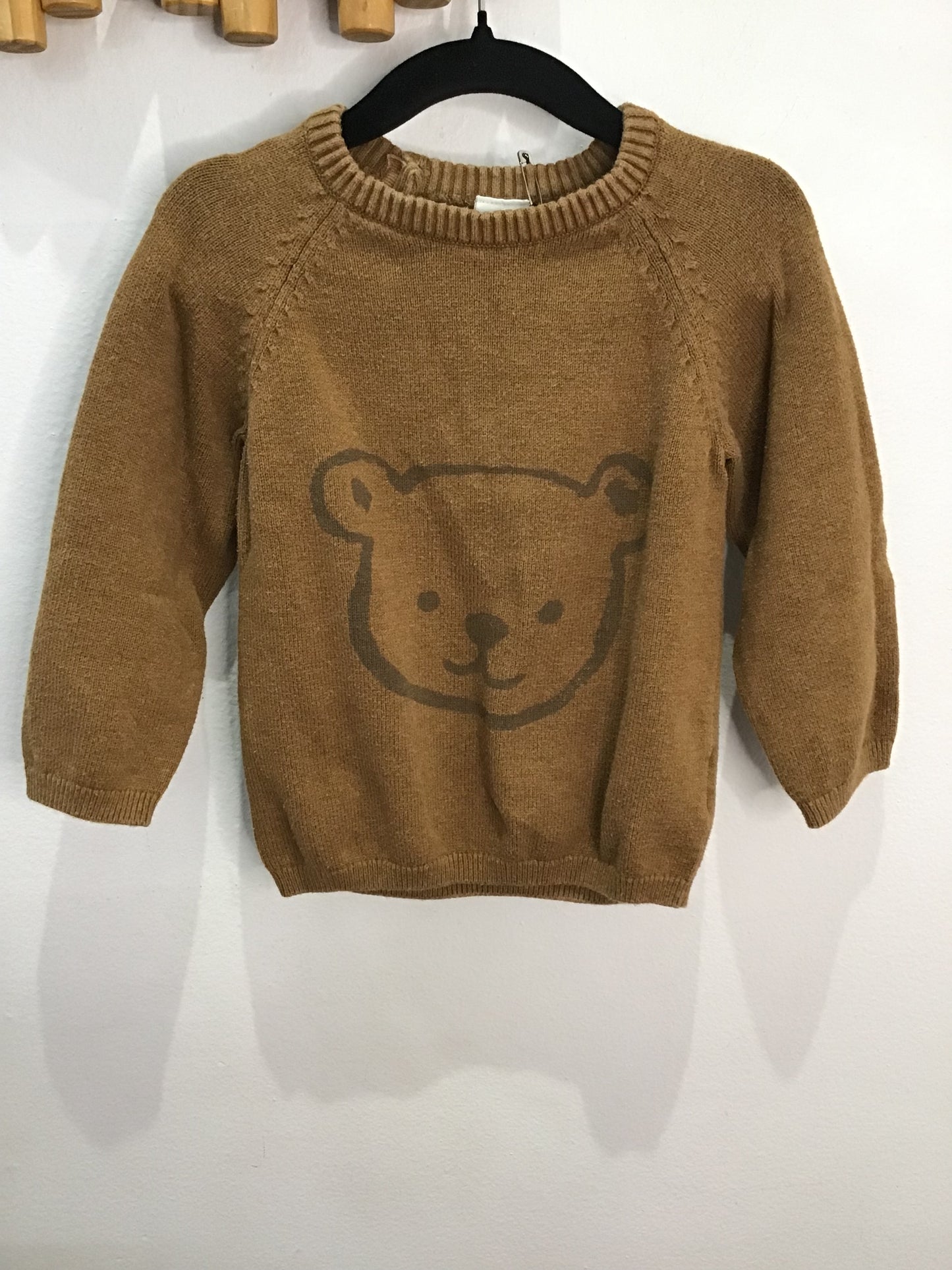Sweater brown bear 12-18m